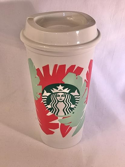 Starbucks 可重复使用的旅行咖啡杯 16 盎司大容量 约16 盎司 Starbucks 星巴克 价格报价图片