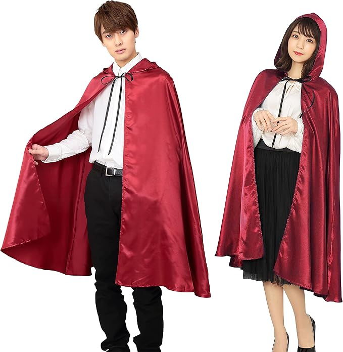 【共7种颜色】party city 彩色斗篷 角色扮演 红番茄 中性 红色