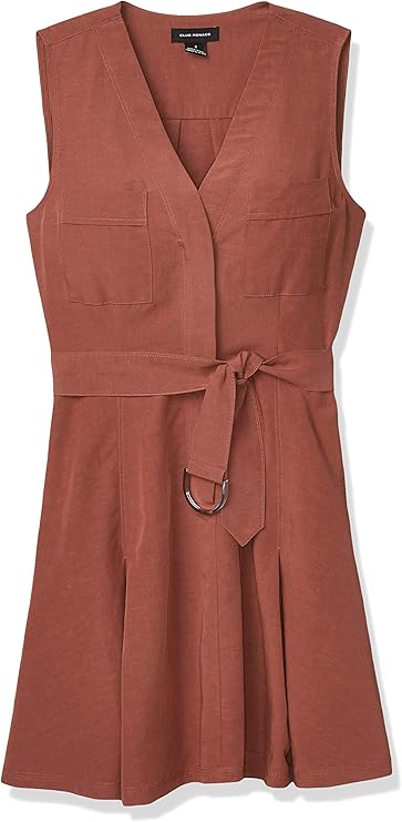 club monaco 女士日夜迷你连衣裙肉桂色