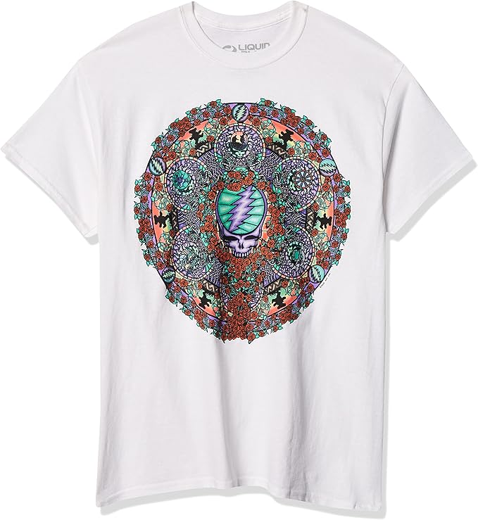 grateful dead 凯尔特人曼陀罗白色 t 恤