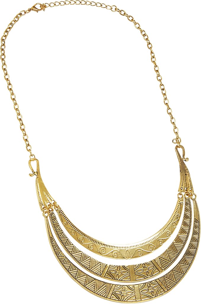 bristol novelty ba3224 埃及项链,女式,金色 : 亚马逊中国: 珠宝首饰