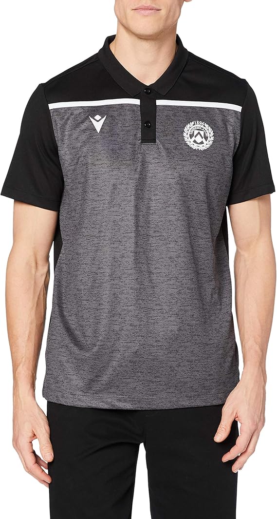 macron udi merch ca poly 男式 polo 衫 黑色/蚂