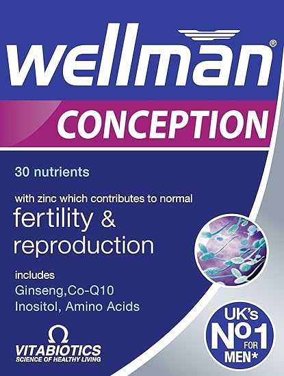 Vitabiotics Wellman 男士备孕营养片 30片 亚马逊中国 个护健康