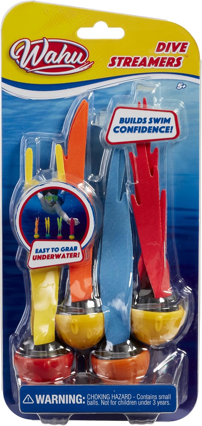wahu 潜水飘带火热流星 - 泳池潜水玩具套装标有点 - 7 英寸(约 17.