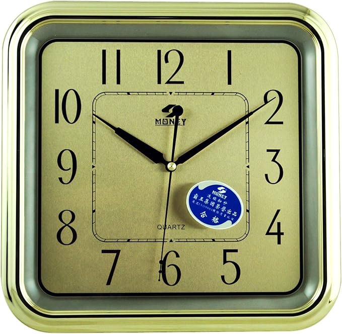 money 霸王/魅力系列 静音石英挂钟 m857aks : 亚马逊中国: 钟表