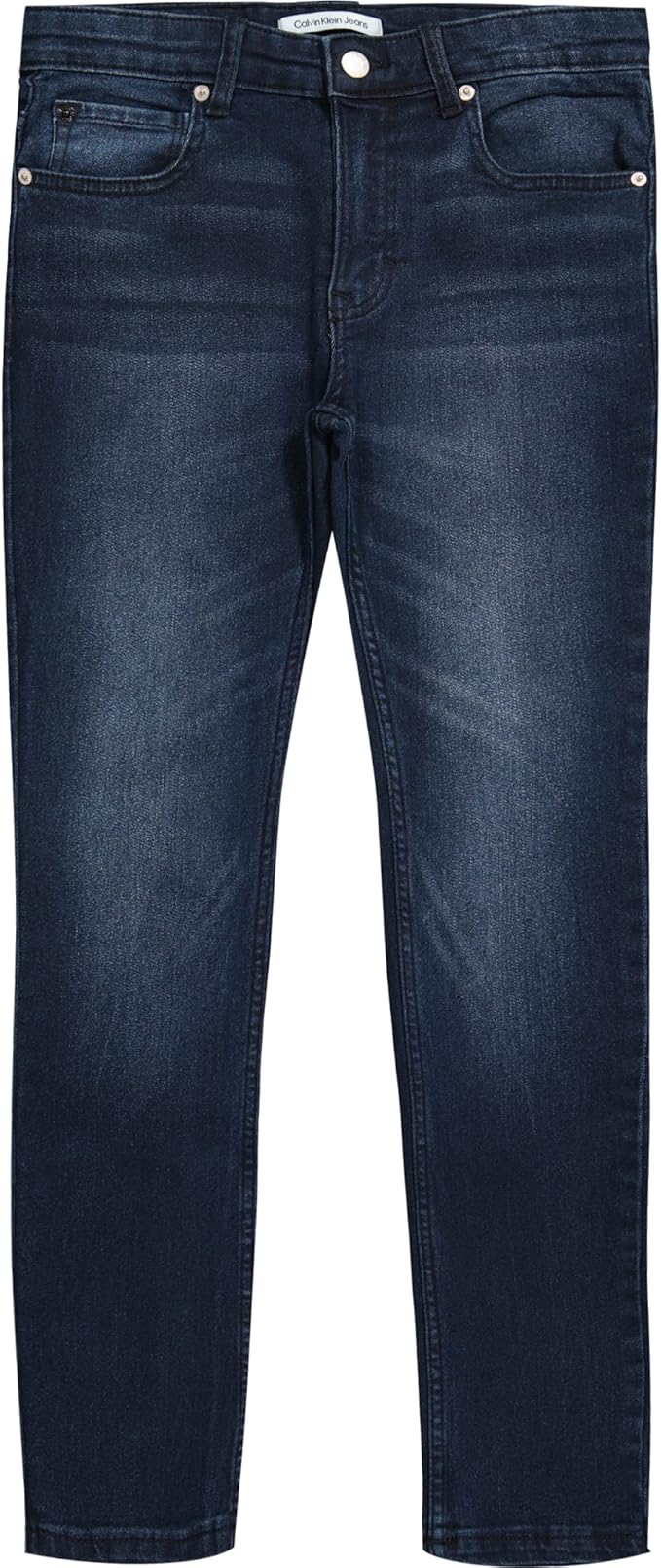 calvin klein 卡尔文·克莱恩 男童紧身牛仔裤,超柔软弹力牛仔布,5 个