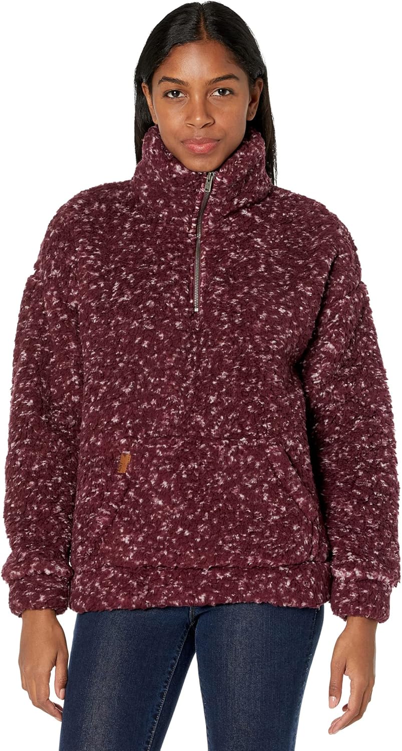 roxy 女式 bonfires on the beach sherpa 夹克 : 亚马逊中国: 服饰