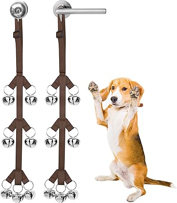 dyrdekly 狗狗铃 易于使用 狗铃 狗铃 狗训练 可调节吊铃 适用于便盆