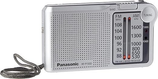 panasonic 松下电器 rf-p150deg-s 收音机 银色