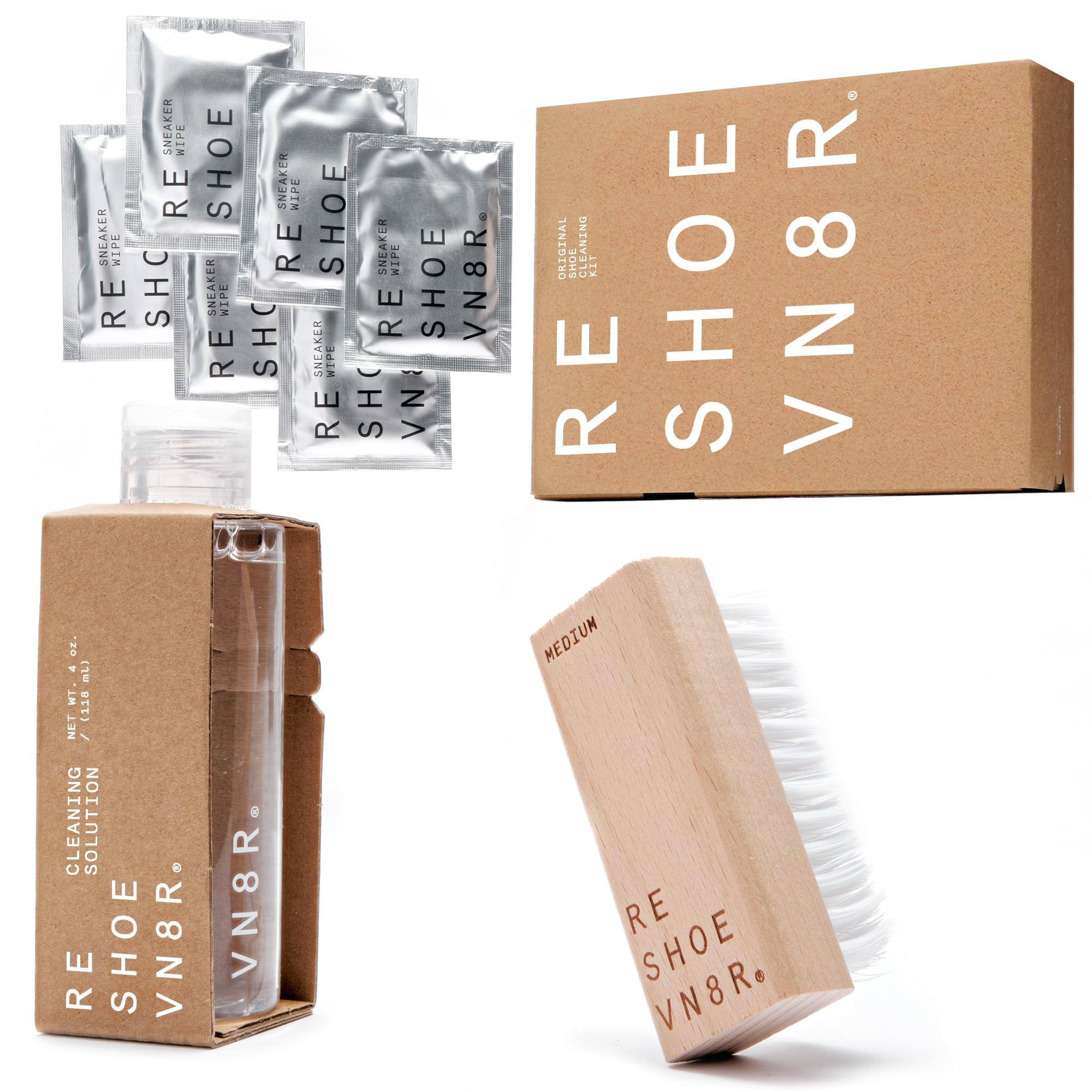 Reshoevn8r Shoe and athletic Shoe cleaning Kit White