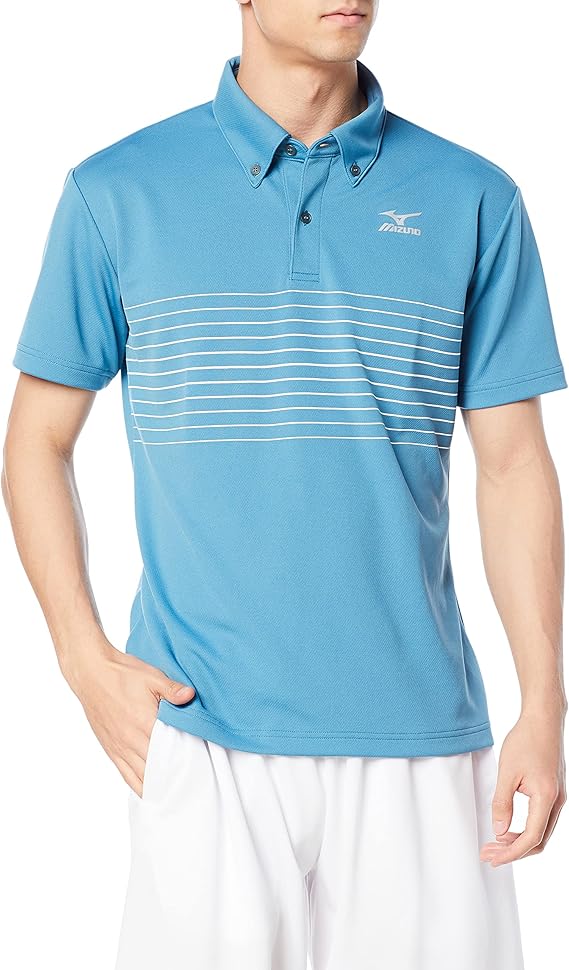mizuno 美津浓 训练服 polo衫 吸汗速干 upf15 k2ja8182 男士