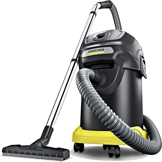 karcher ad 4 高级 16297330 灰色真空吸尘器,金属黑色,600 瓦,80 个