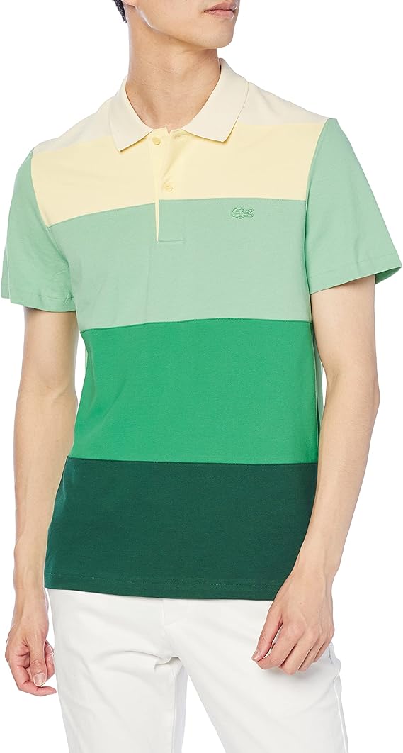 lacoste polo衫 [官方] 前板条纹polo衫 男士 ph9719l