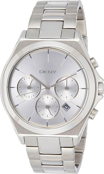 dkny 女士 ny2378 parsons 银色手表