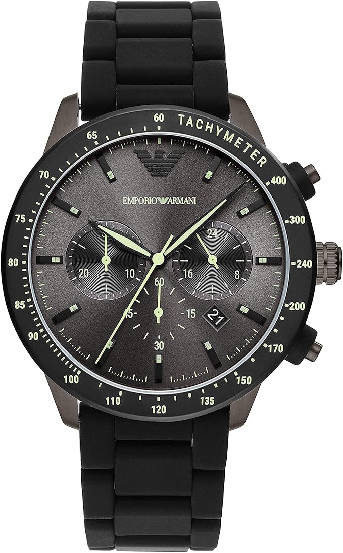 emporio armani 手表 ar11410 男士 黑色