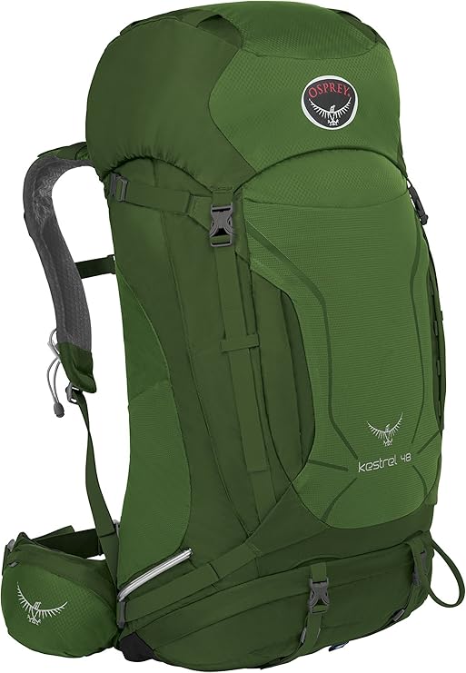 osprey男式小鹰kestrel48绿色sm双肩背包户外耐用徒步穿