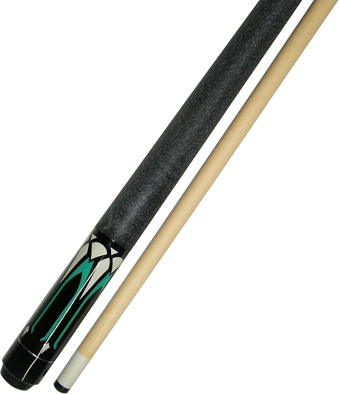 147.32 cm 2 件套硬木加拿大枫叶台球杆 w irish wrap 选择 18-54.