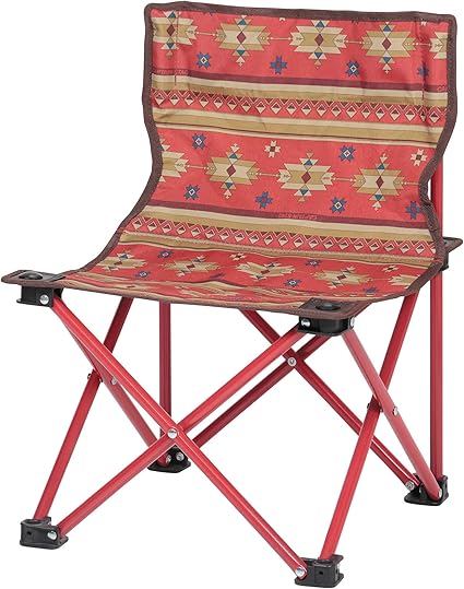 Captain Stag 鹿牌户外椅小巧椅子带背面口袋红色cs自然uc 1684 亚马逊中国 运动户外休闲