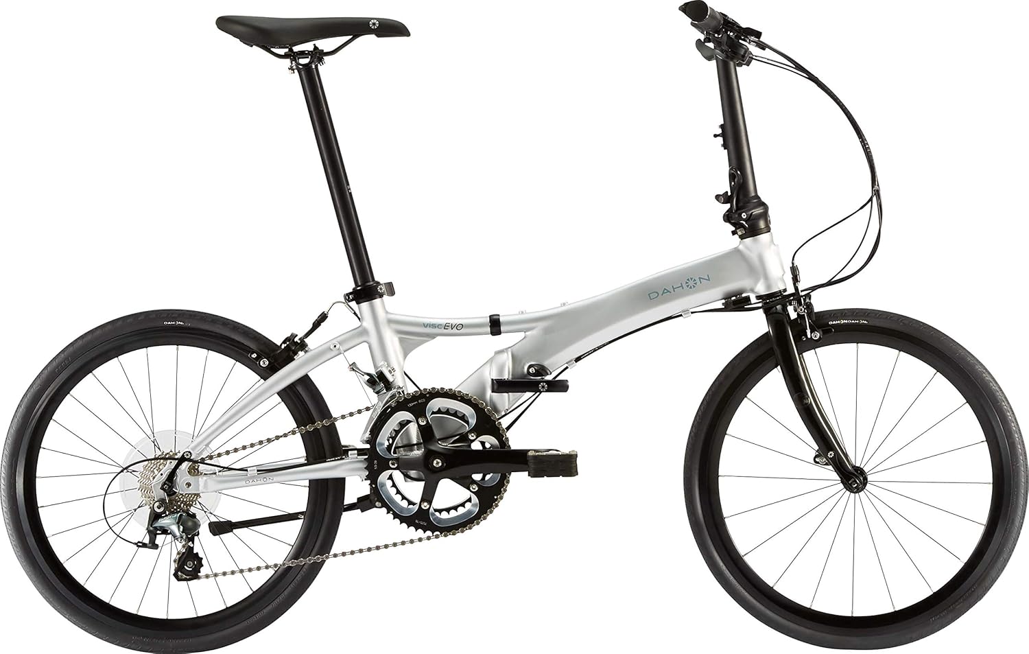 dahondahonviscevo2x10段变速折叠自行车19viscsl00亮银色