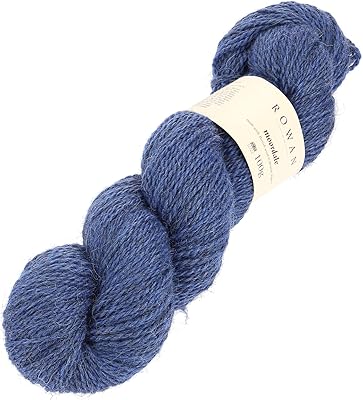 rowan 手工编织纱线 羊毛,牛津蓝 均码
