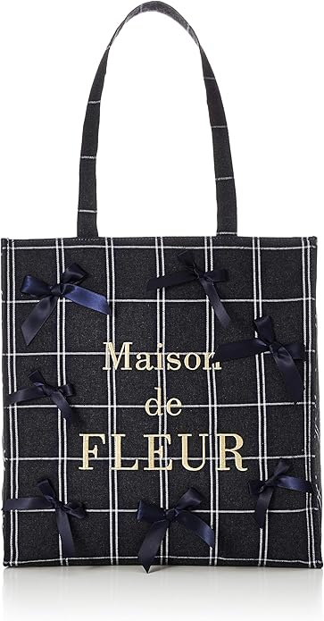 maison de fleur 托特包 格子花纹透气托特包