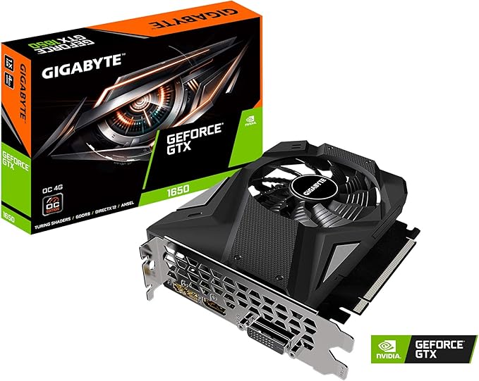 gigabyte 技嘉-gigabyte geforce gtx 1650 d6 oc 4g 显卡,170 毫米
