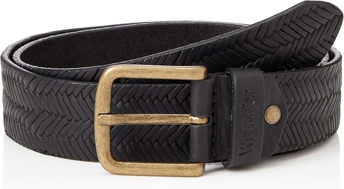 wrangler 男式梭织图案腰带