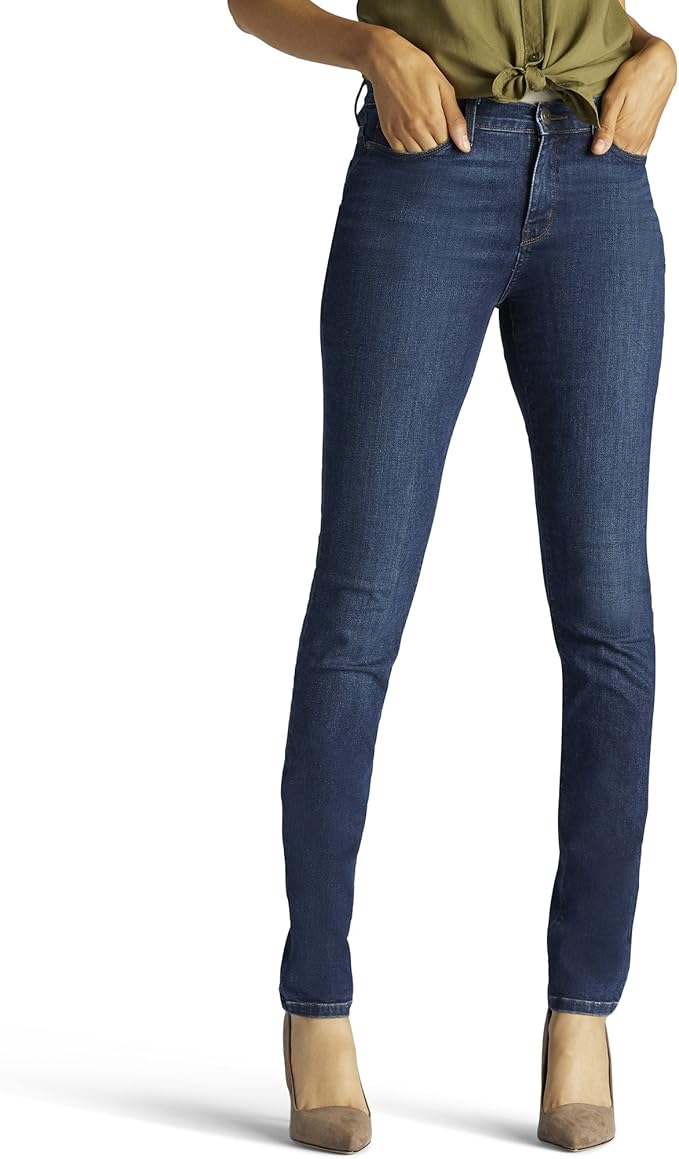 lee 女士雕刻修身紧身牛仔裤 【lee】 服饰箱包 - 亚马逊中国