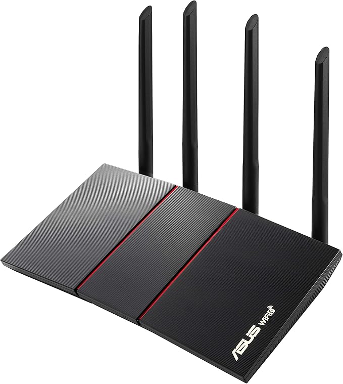 asus 华硕 rt-ax55 wi-fi 6 ax1800 双频网 wi-fi 系统路由器,aimesh