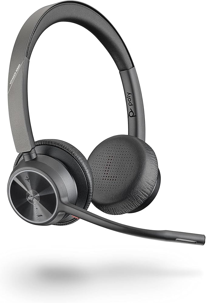 poly - voyager 4320 uc 无线耳机(plantronics) - 带boom mic的耳机