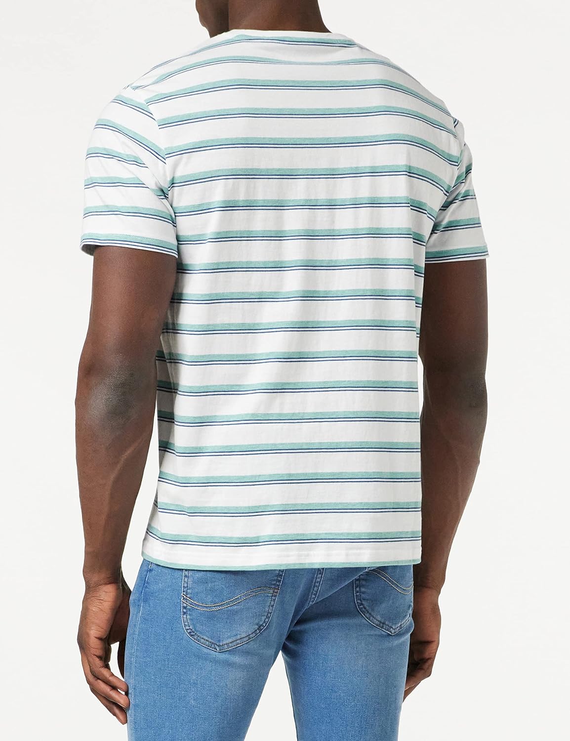 lee 男士条纹 t 恤, 薄荷蓝, xl 【lee】 服饰箱包 - 亚马逊中国