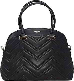 david jones paris 女式时尚 v 形圆顶挎包手提包手提包带单肩斜挎包