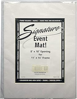 callen hc1114-11000 single hand cut photo mat with bevel edge