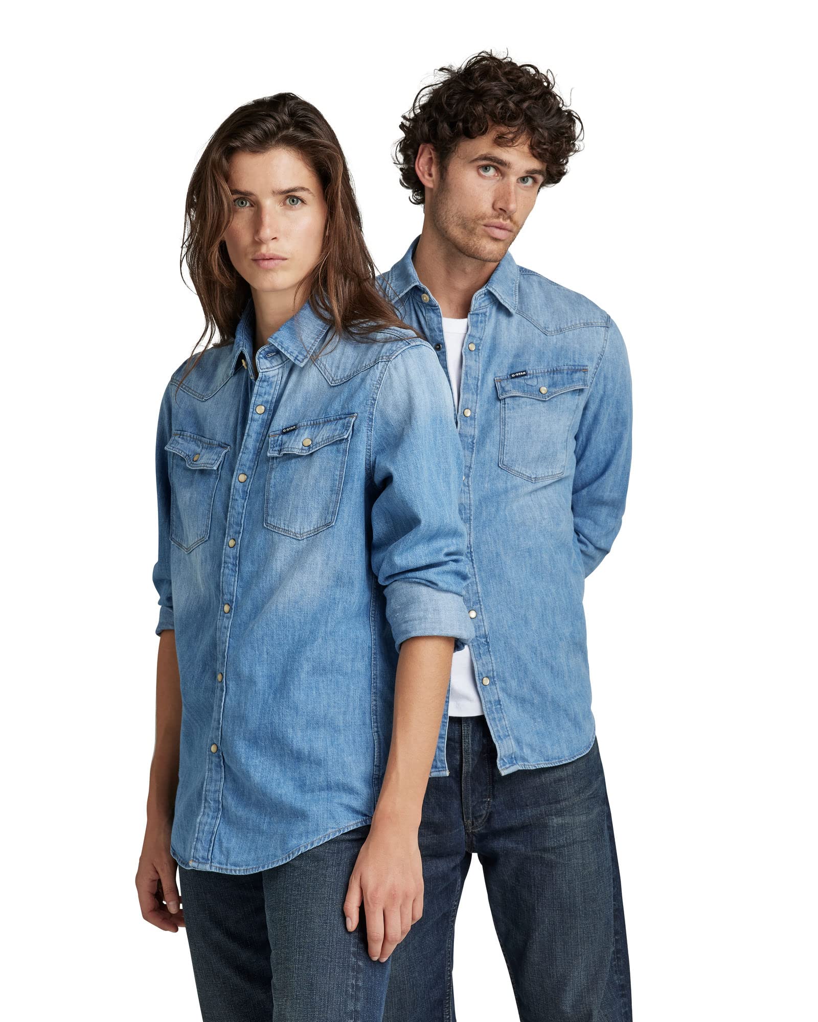 G-Star RAW Men's 3301 slim fit denim shirt