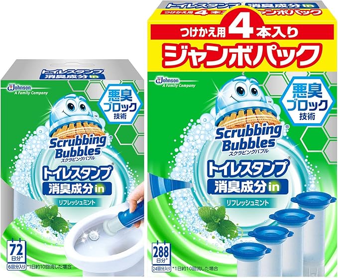 johnson 庄臣 scrubbing bubbles 洁厕剂 厕所清洁剂 除异味成分in