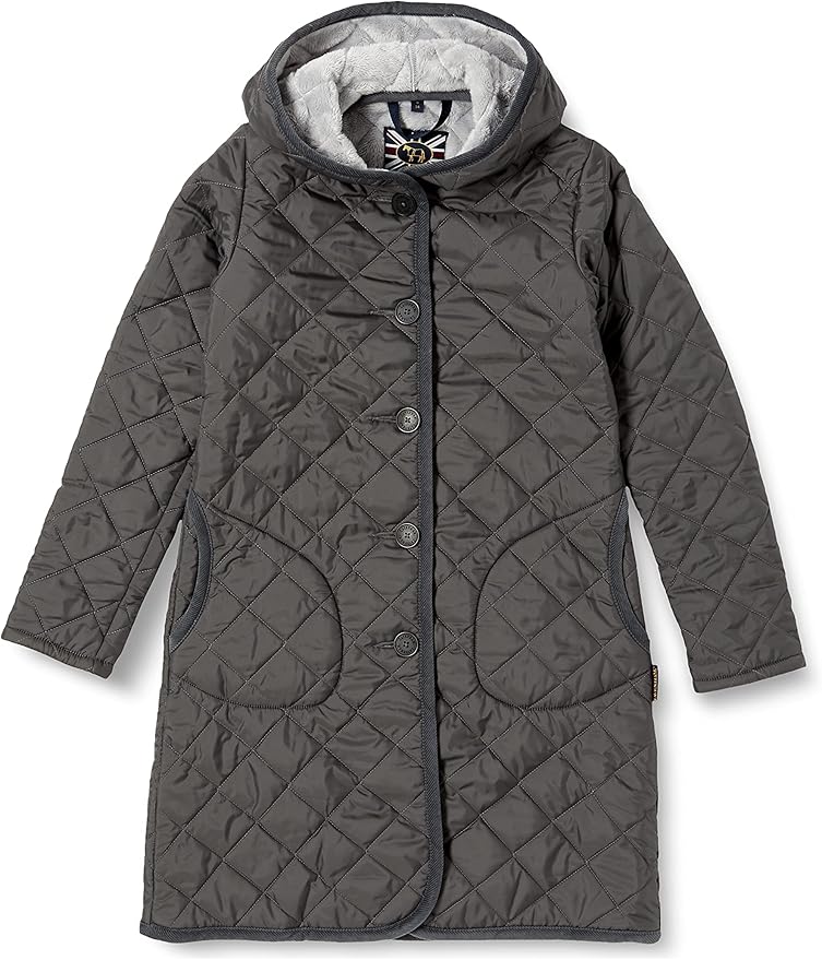 薰衣草 (官方) 连帽外套 品牌小毛皮 brundon-fur-lds 女款 灰色 uk