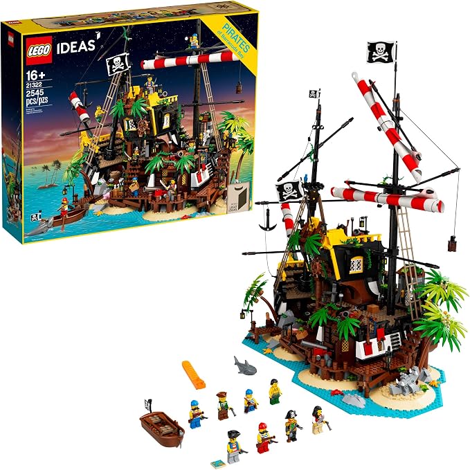 lego 乐高 ideas系列 棱鱼湾海盗沉船模型 21322 带有海盗可动人偶(2