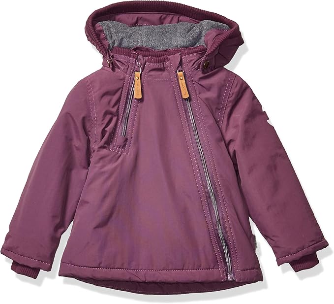 mikk-line - 麦尔登儿童婴儿尼龙服装防水防风婴儿冬季夹克,蓝色夜晚