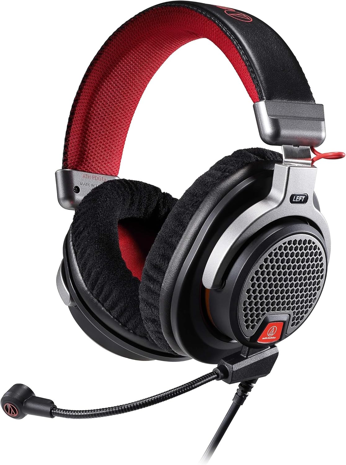 audio-technica 铁三角 ath-pdg1a 高级露天游戏耳机 带可拆卸麦克风
