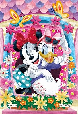 迷你 拼图装饰 迪士尼 window ‐minnie and daisy (米妮&黛西)
