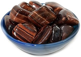 红虎眼滚磨石卵石磨光沙豆条纹石英水晶宝石驾驶室龙眼/牛眼石矿物