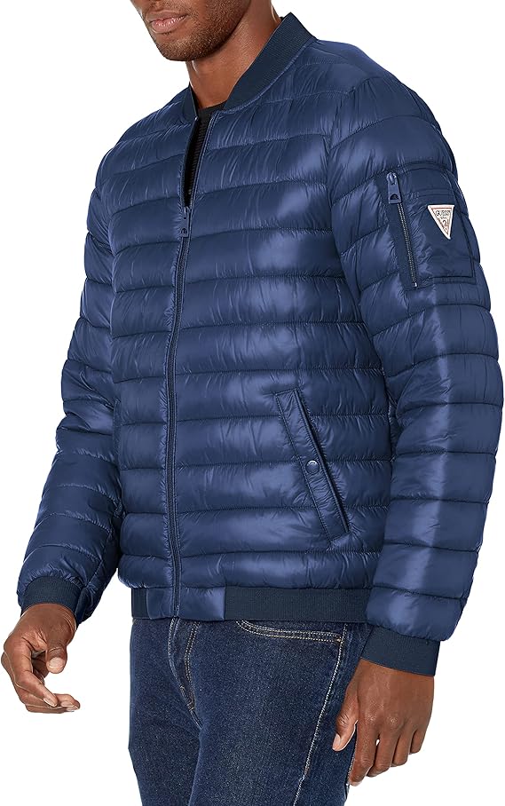 guess 男士轻便棒球夹克