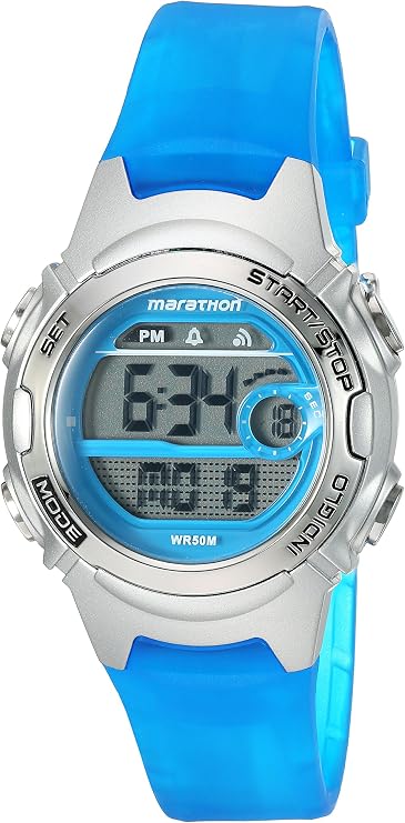 马拉松来自 timex mid-size 手表