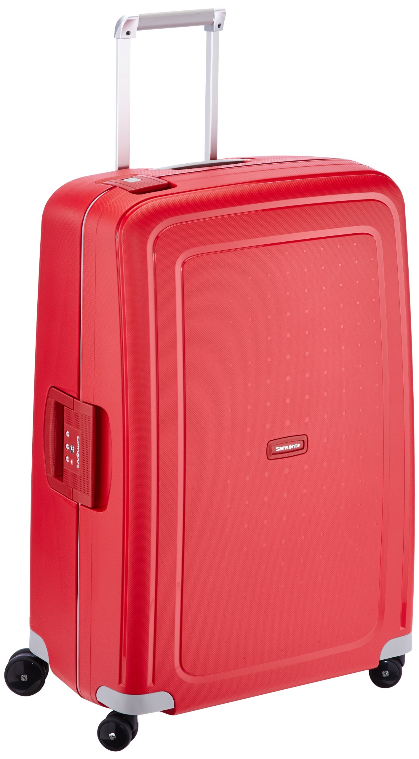 Samsonite Rookie S'Cure Travel Trolley Case, Crimson Red, 75 cm