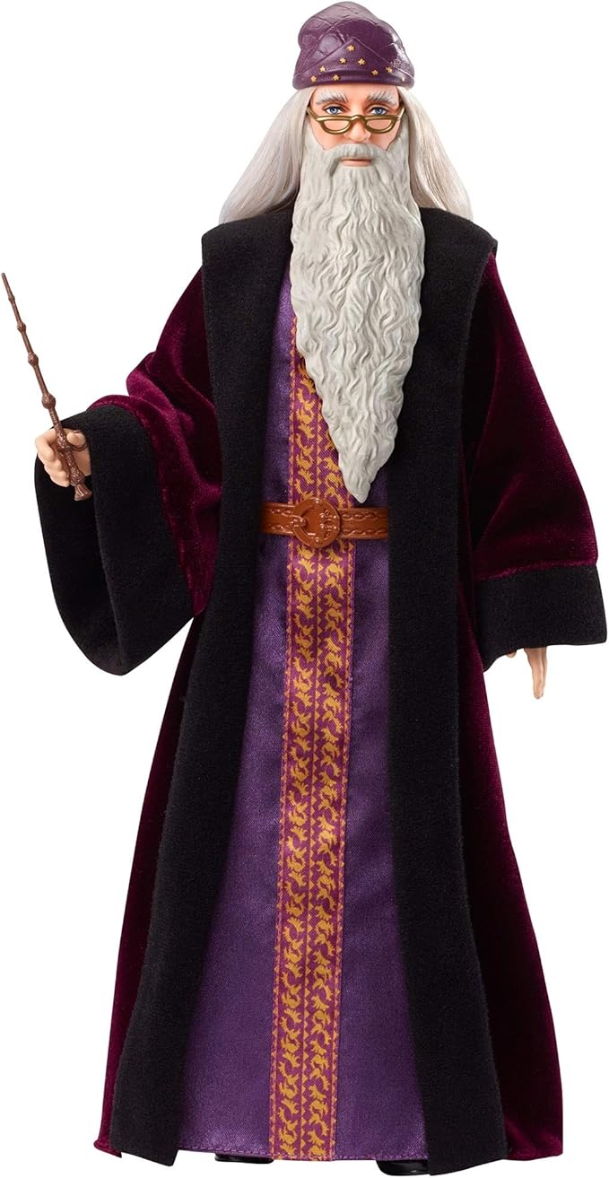 mattel 霍格沃茨学校校长 阿不思·邓布利多手办玩具 - 玩具 - 亚马逊