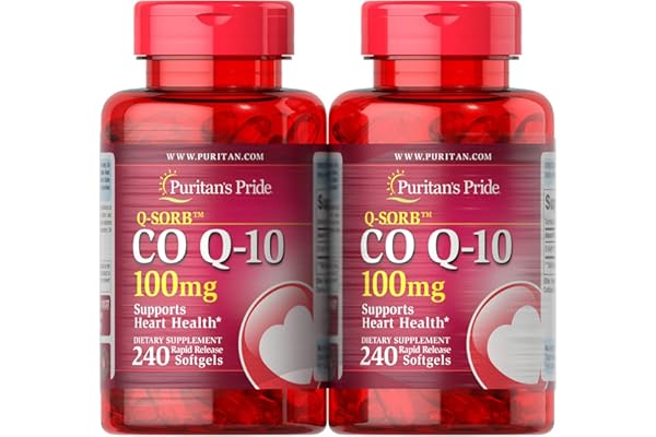 puritans pride 普丽普莱 qsorb coq10 100 毫克,480 粒(2 件 240 粒