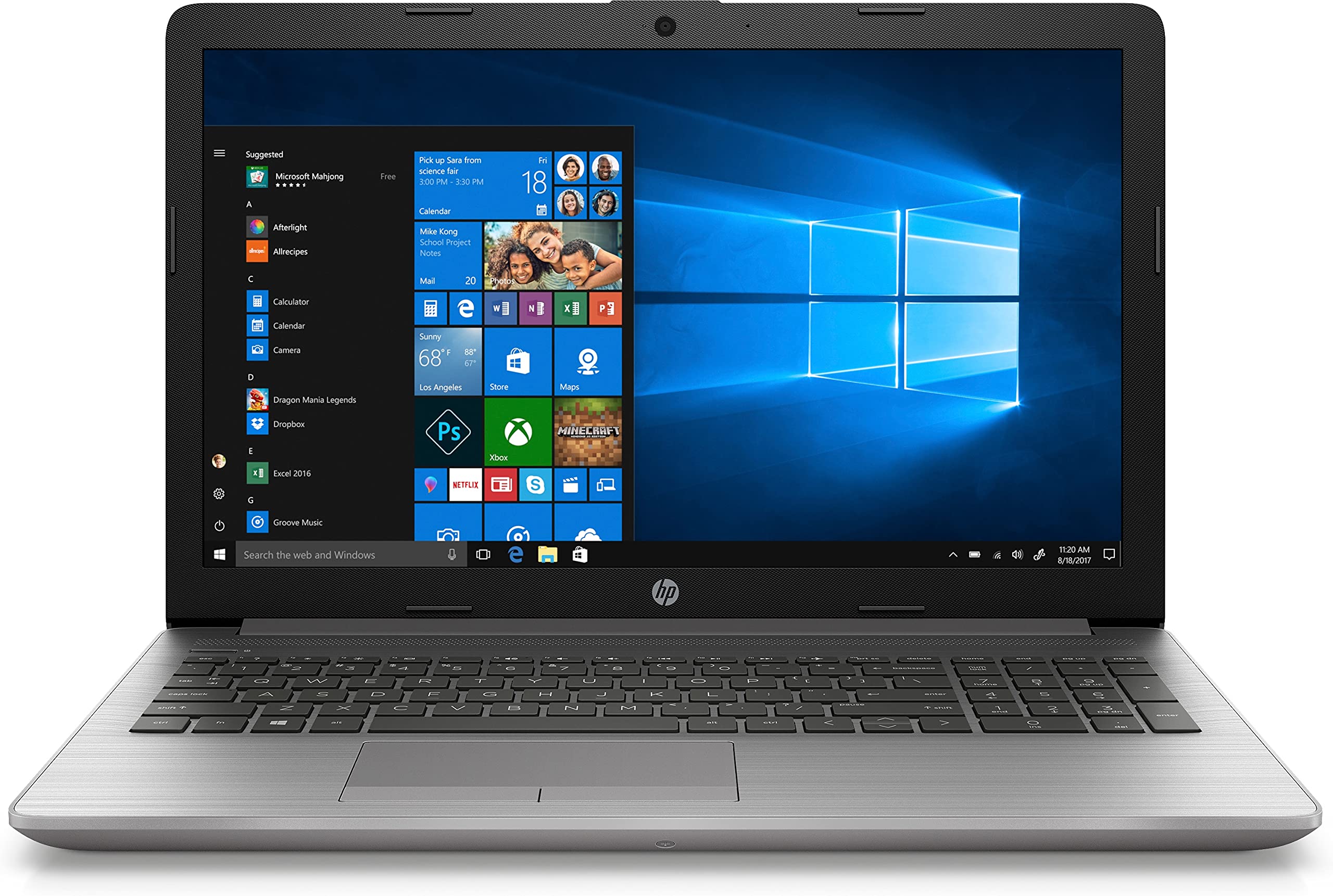 HP HP 255 G7 2D309EA (15.6-inch/Full HD) Business laptop (AMD Ryzen 3 3200U, 8GB RAM, 256GB SSD, AMD Radeon Vega 3, Windows 10 Pro, QWERTZ) Black