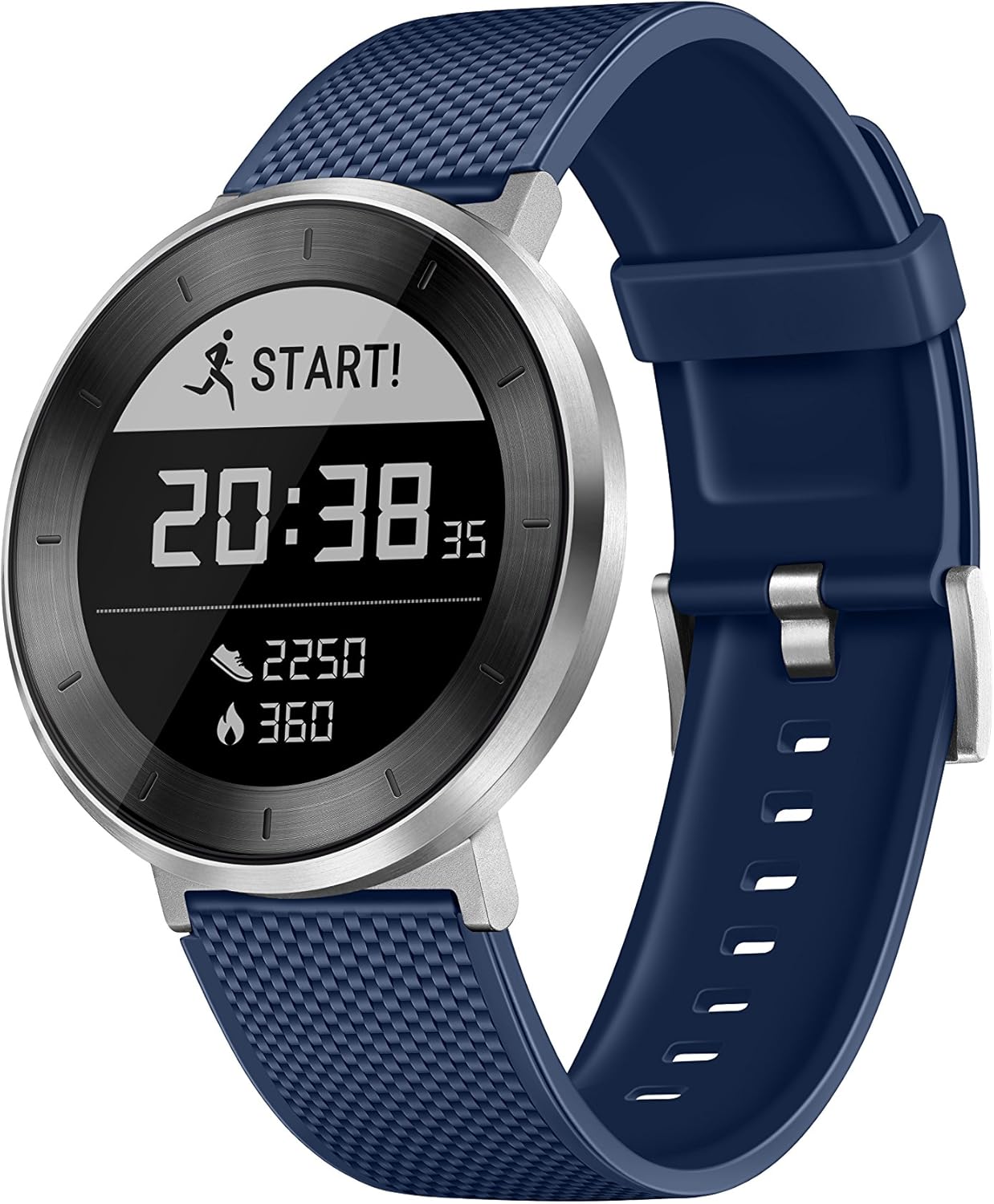 huawei 华为 fit 智能防水运动手表 心跳,睡眠,活动检测器 蓝色运动版