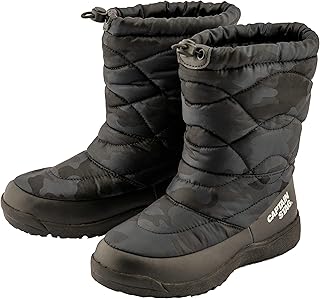 captain stag 儿童雪地靴 靴子 防寒鞋 cs 青少年 防水钉靴 内加绒 19