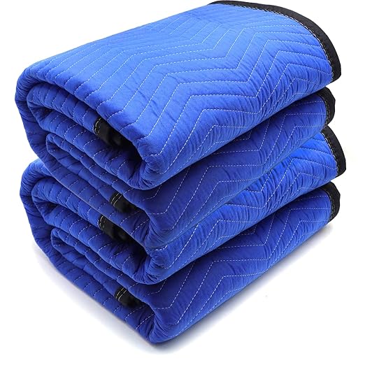 件超厚家具移动包装毯适用于运输家具垫[p/n :et-home004a x2pc-蓝色]